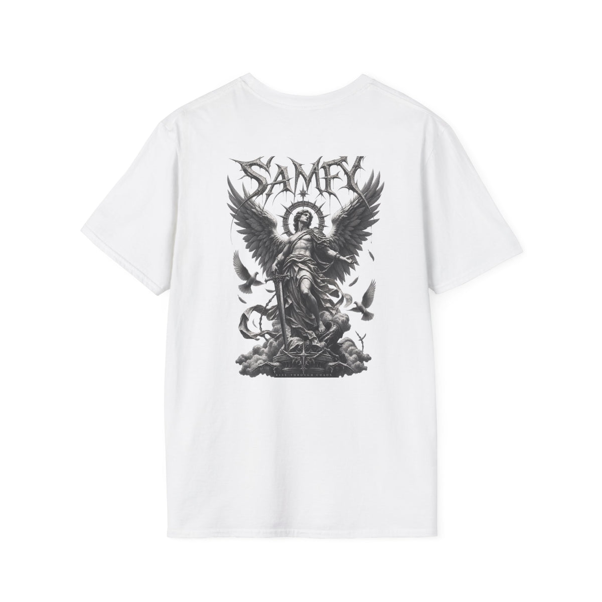 Sanity Wear Gothic Logo T‑Shirt — Edgy Streetwear Graphic Tee