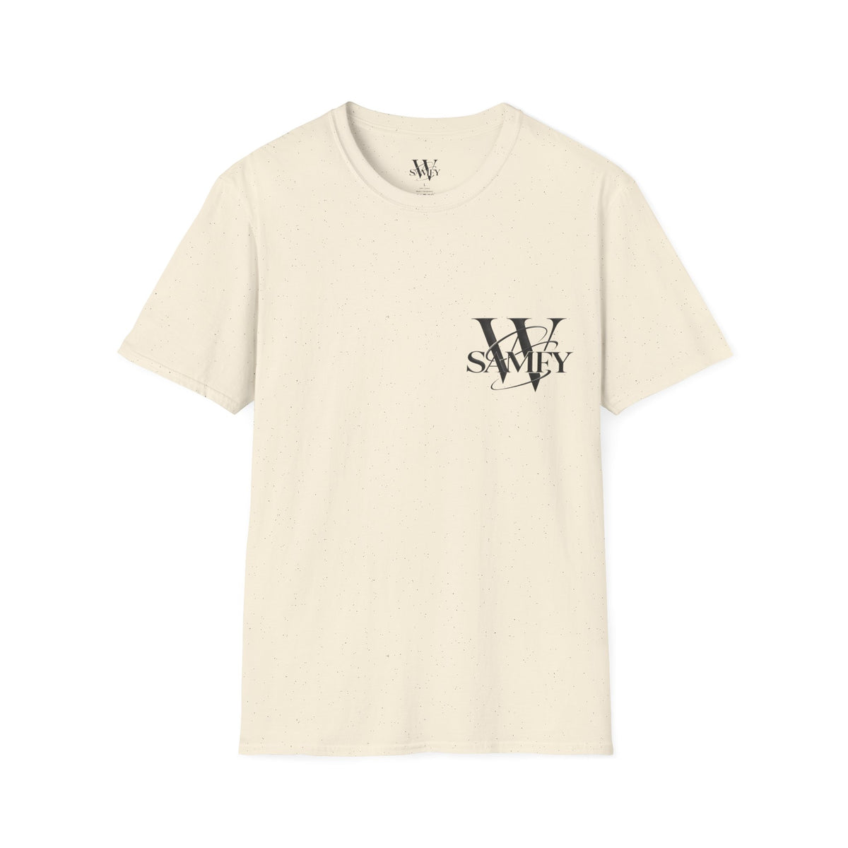 Minimal Monogram 'W' & 'SAMEY' Chest Logo T-Shirt