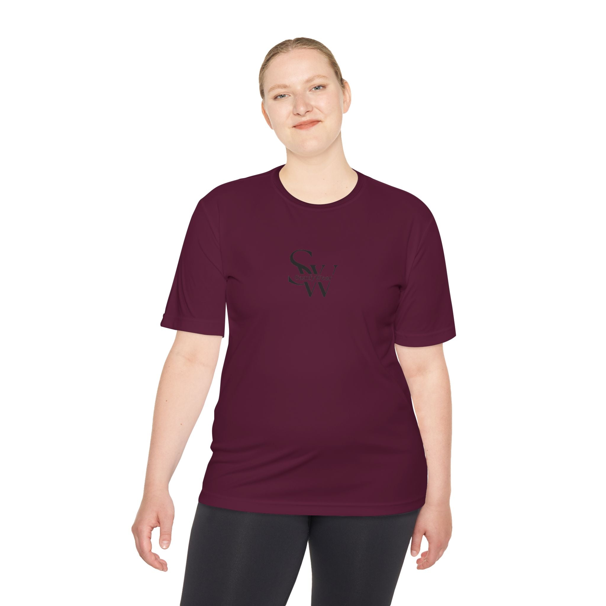 SW Logo Moisture-Wicking Tee — Minimalist Performance Shirt