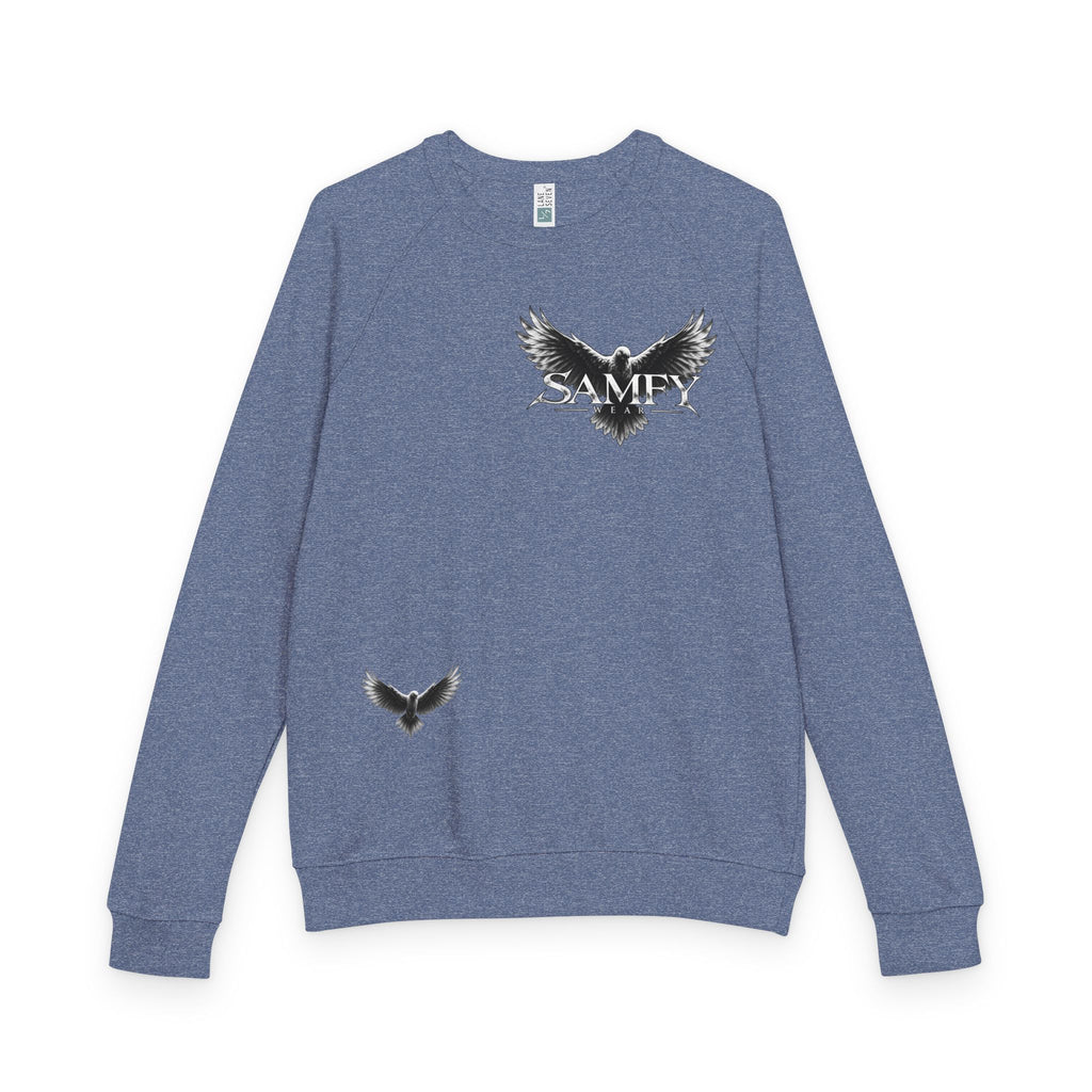 Samey Angel Wings Graphic Crewneck Sweatshirt