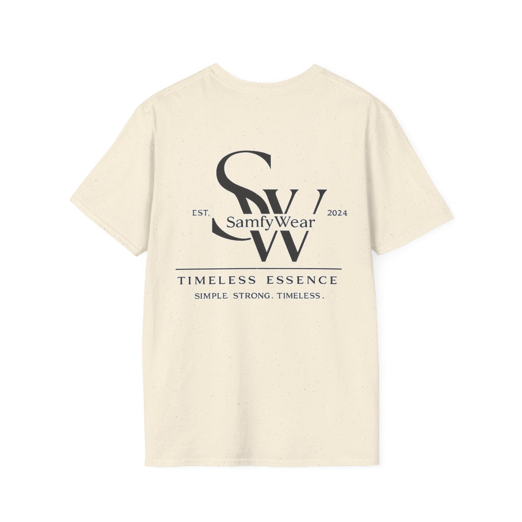 SamfyWear Minimal Logo T‑Shirt — Classic Monogram Tee