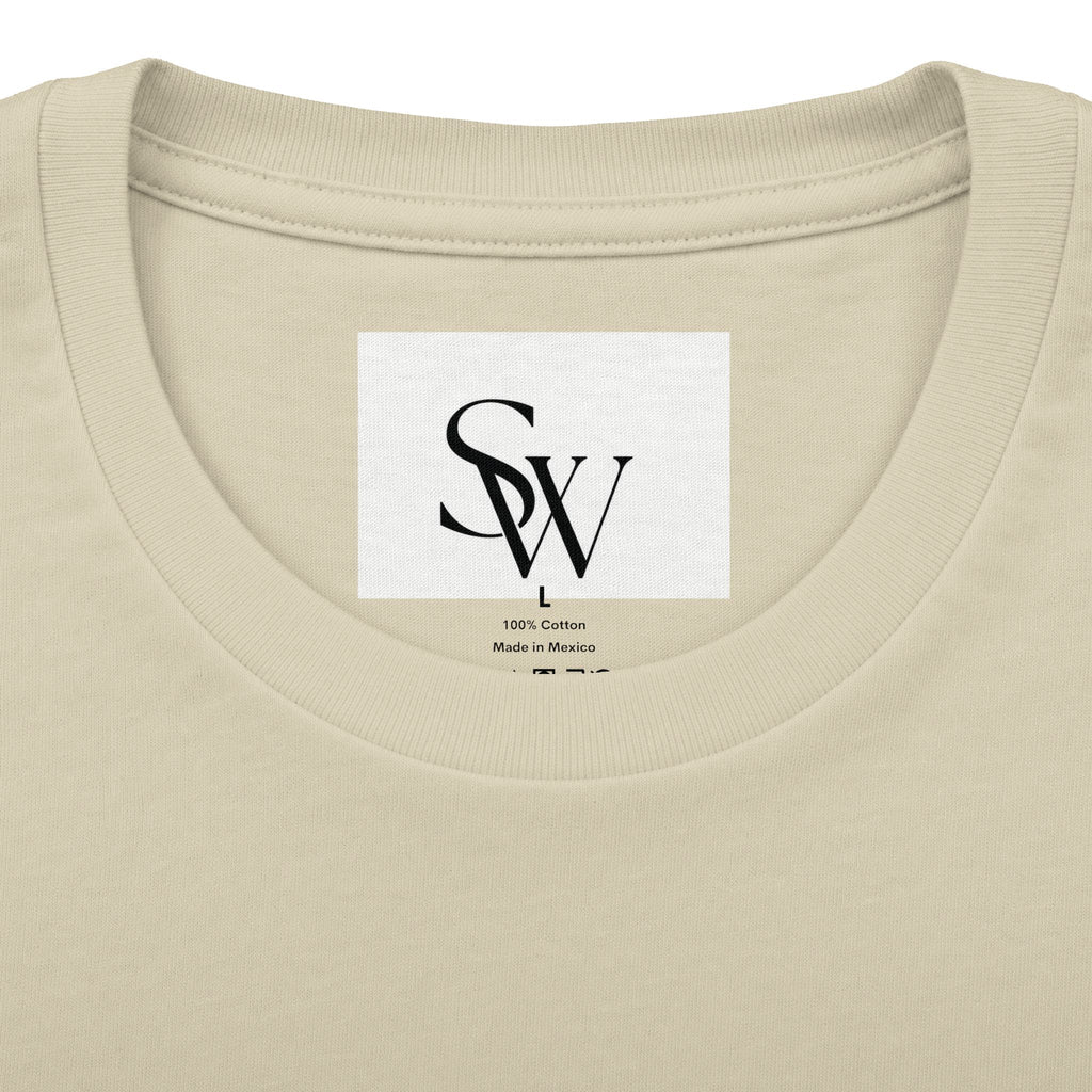 Samfy ‘Street Cred Over Credit’ Graphic Tee — Vintage Text Cotton Crew Shirt
