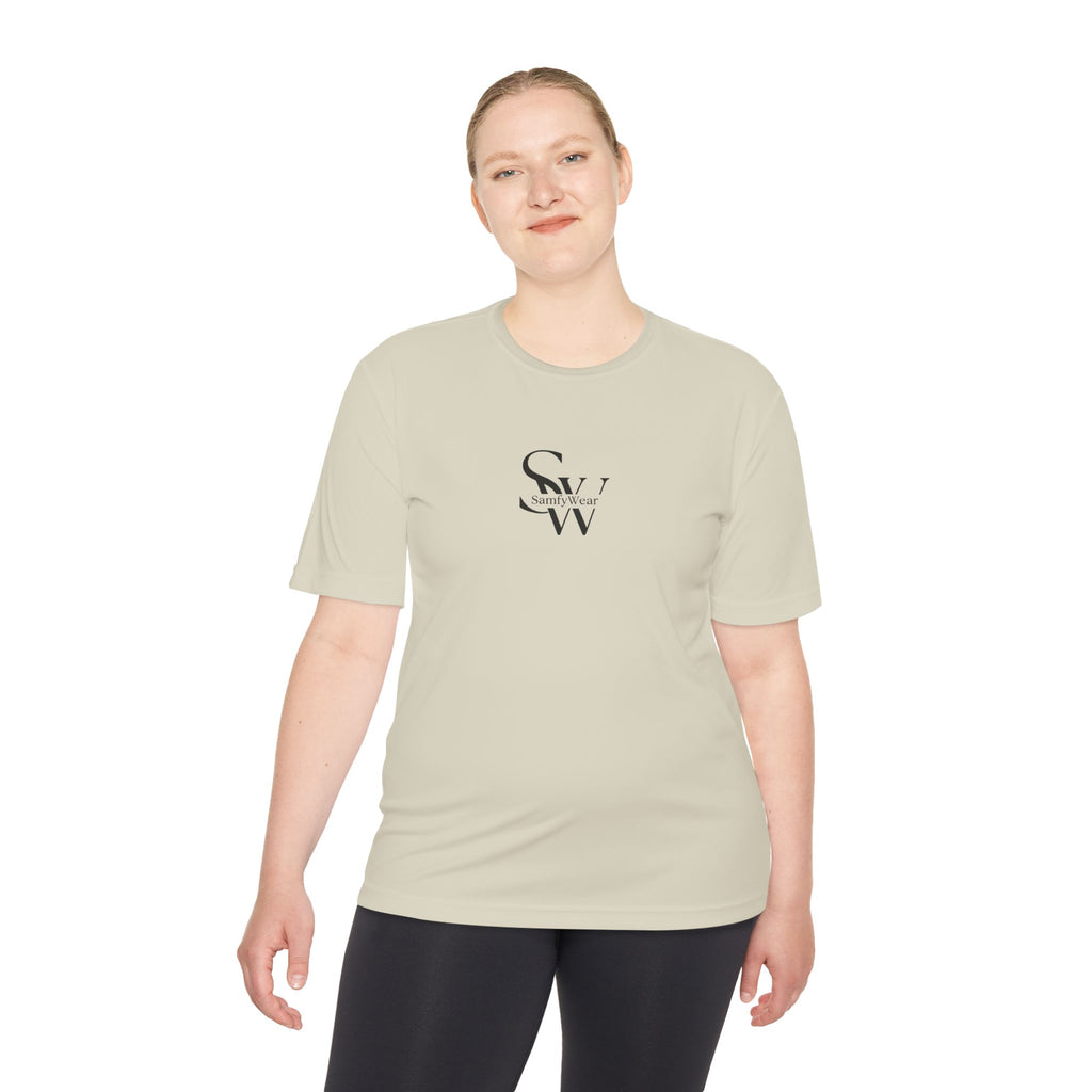 SW Logo Moisture-Wicking Tee — Minimalist Performance Shirt
