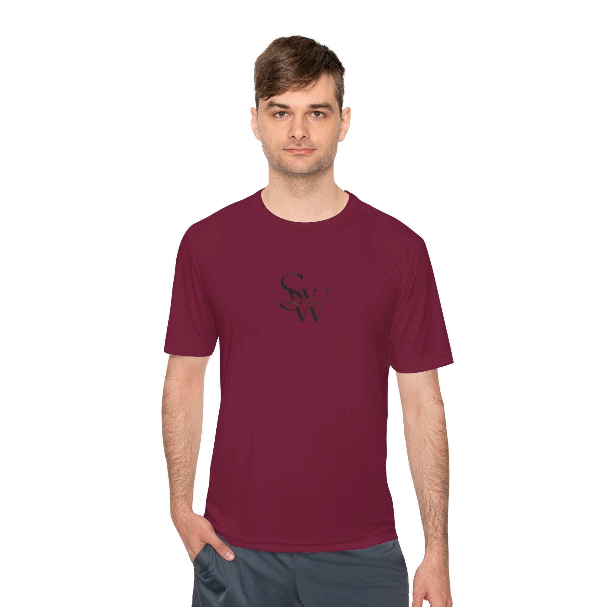 SW Logo Moisture-Wicking Tee — Minimalist Performance Shirt