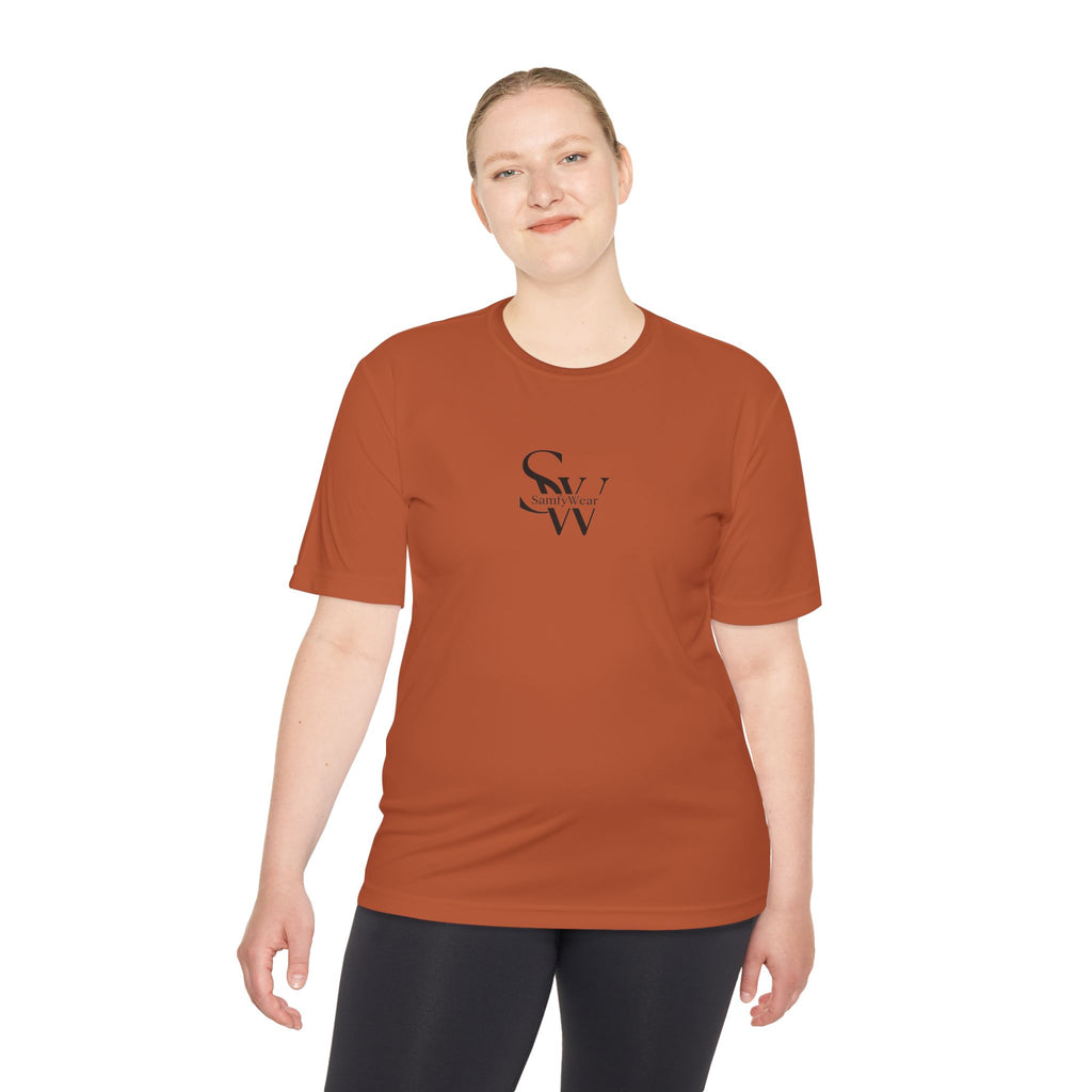 SW Logo Moisture-Wicking Tee — Minimalist Performance Shirt