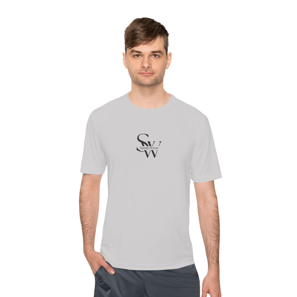 SW Logo Moisture-Wicking Tee — Minimalist Performance Shirt