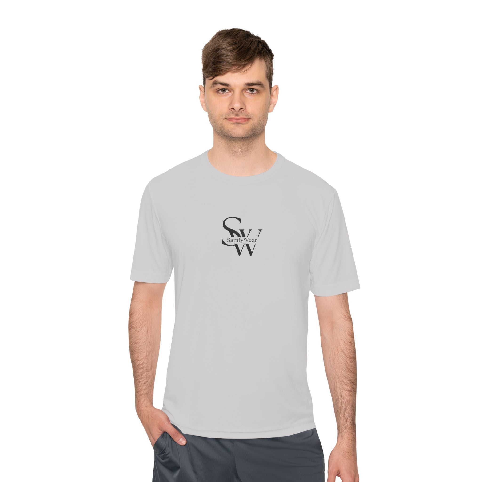 SW Logo Moisture-Wicking Tee — Minimalist Performance Shirt