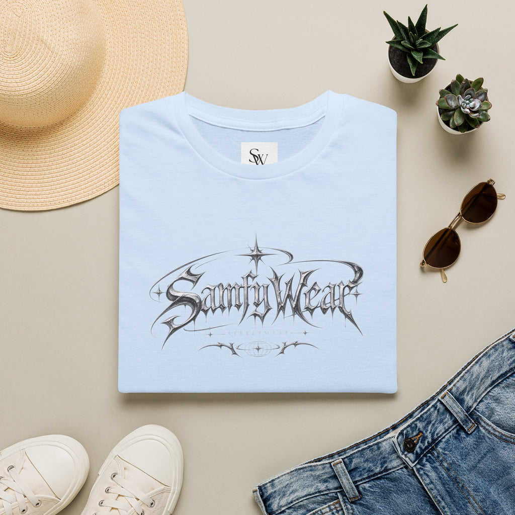 Sanity Wear Gothic Logo T‑Shirt — Edgy Streetwear Graphic Tee