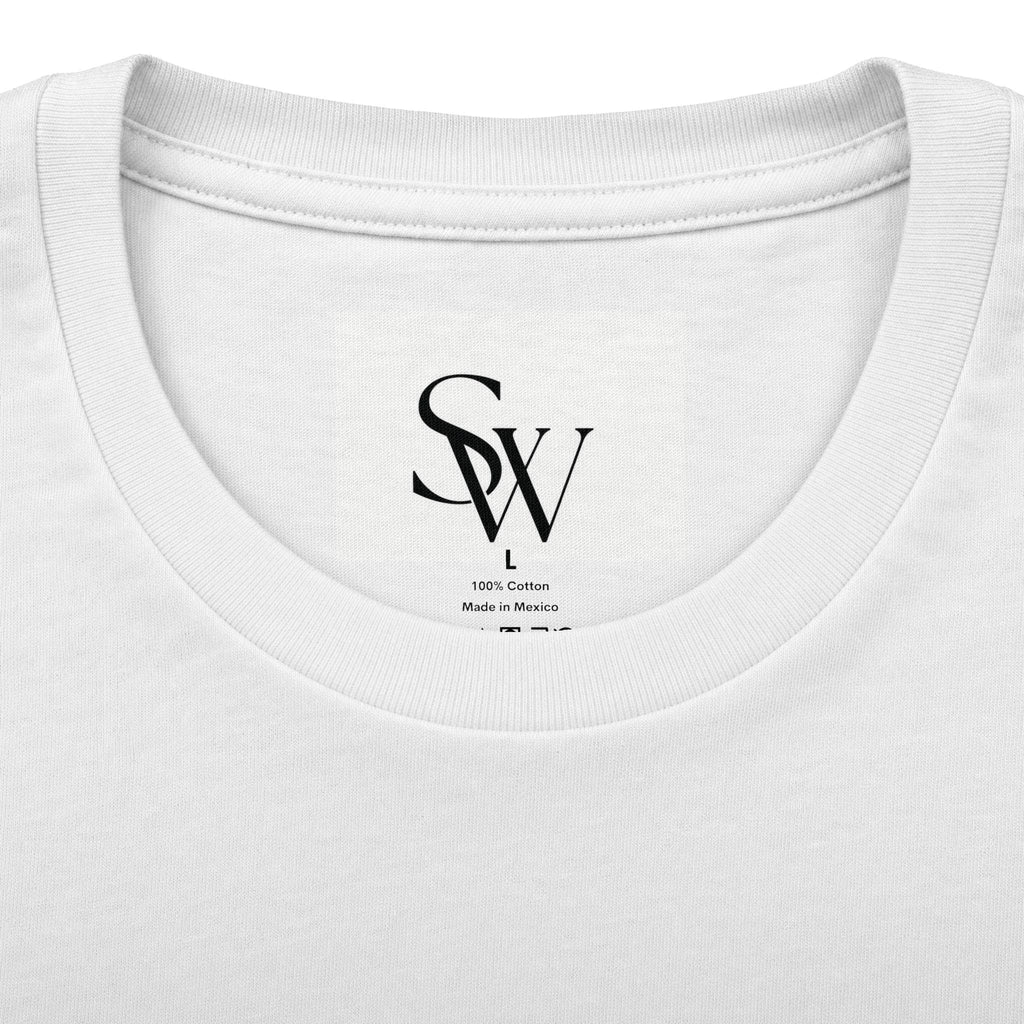 Samfy ‘Street Cred Over Credit’ Graphic Tee — Vintage Text Cotton Crew Shirt