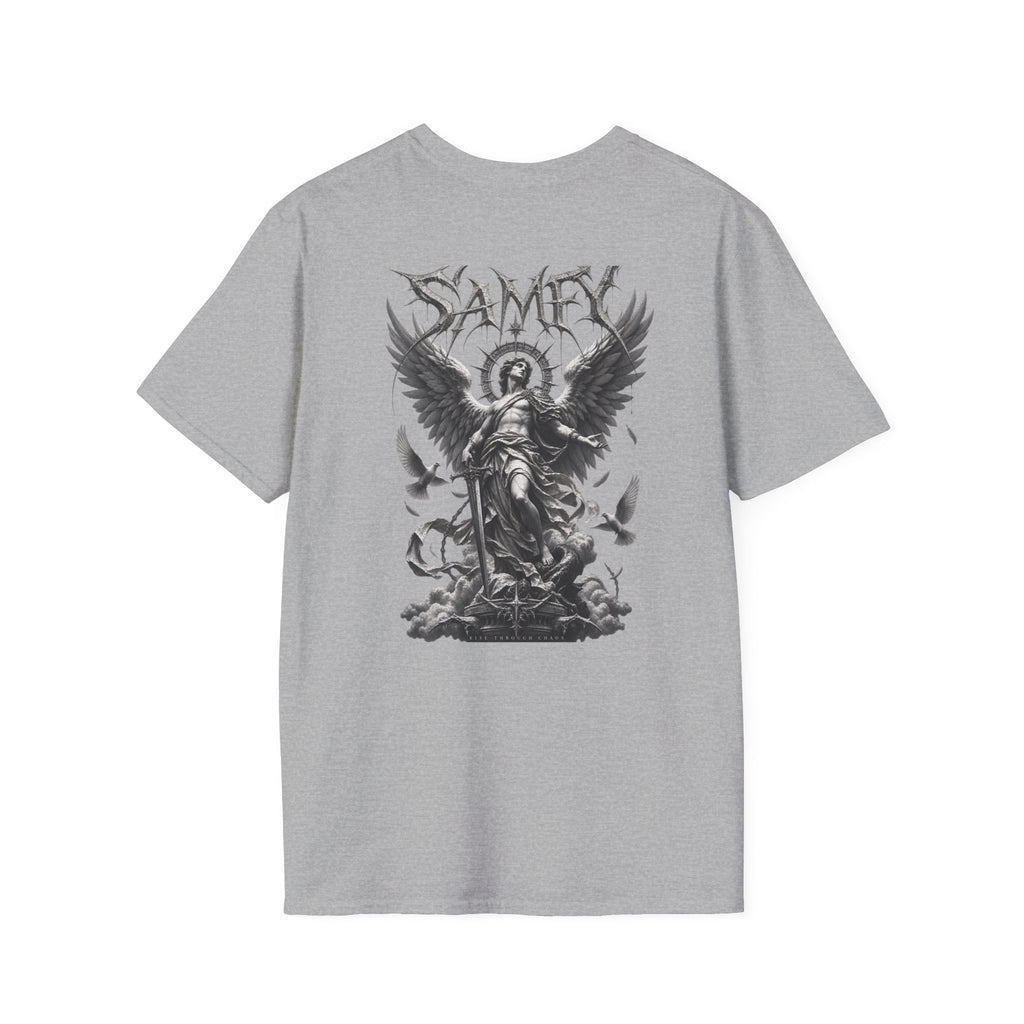 Sanity Wear Gothic Logo T‑Shirt — Edgy Streetwear Graphic Tee