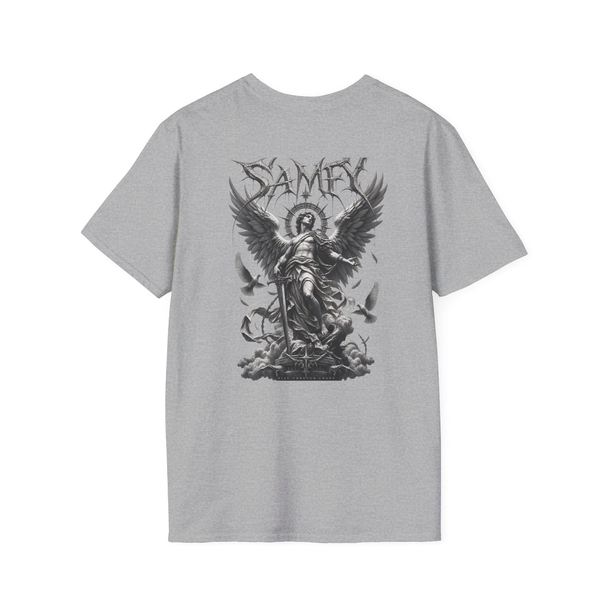 Sanity Wear Gothic Logo T‑Shirt — Edgy Streetwear Graphic Tee