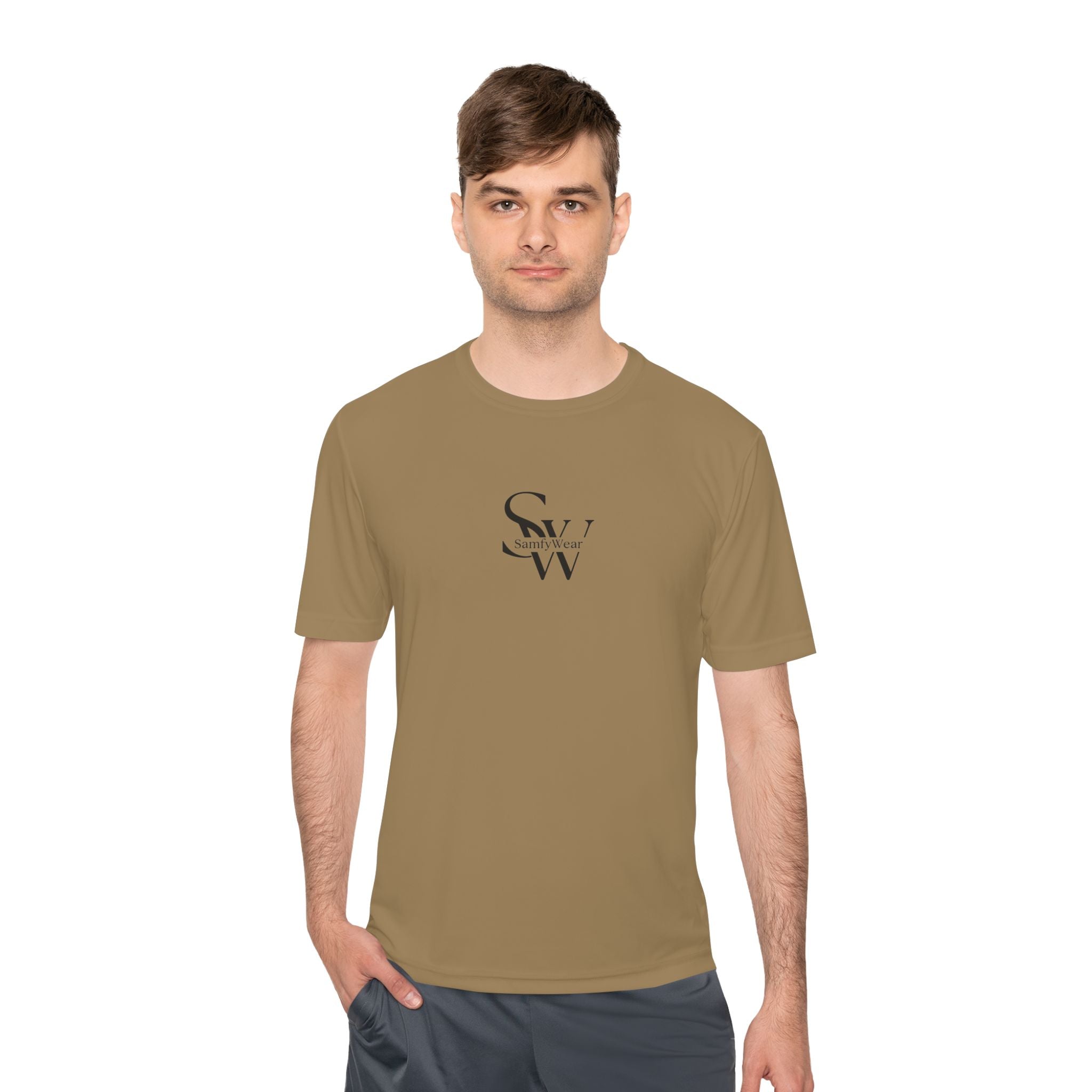 SW Logo Moisture-Wicking Tee — Minimalist Performance Shirt