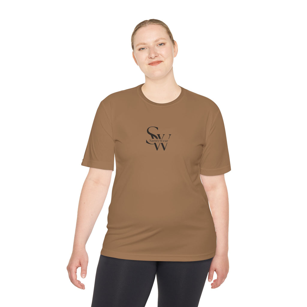 SW Logo Moisture-Wicking Tee — Minimalist Performance Shirt